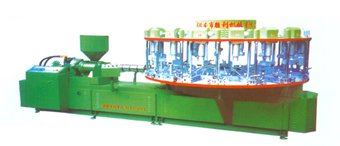 自動轉(zhuǎn)盤式塑膠鞋類注射成型機