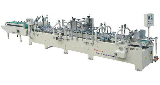 帶預折、勾底全自動高速糊盒機