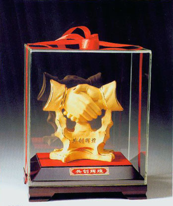 財絨沙金工藝品 共創(chuàng)輝煌