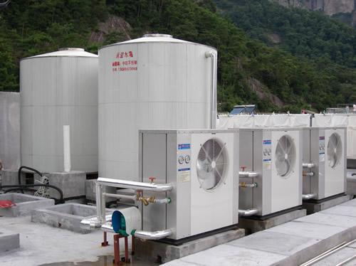雁蕩山假日酒店15噸熱水工程