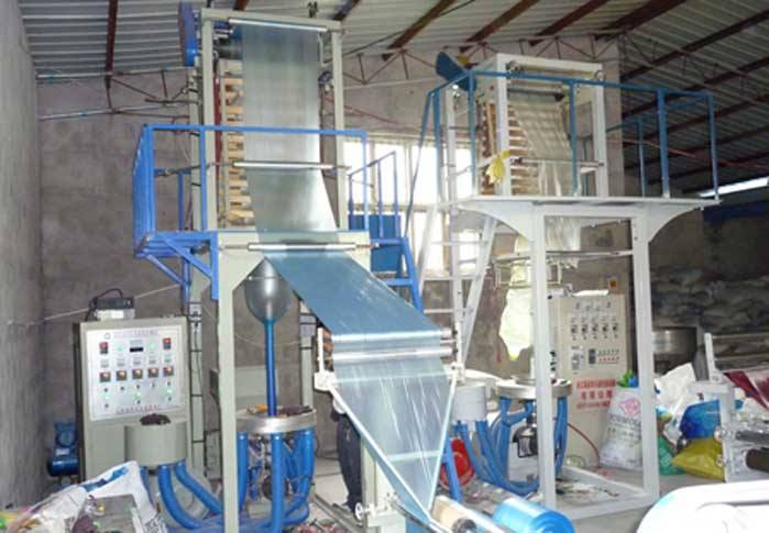 八成垃圾袋高速吹膜機組