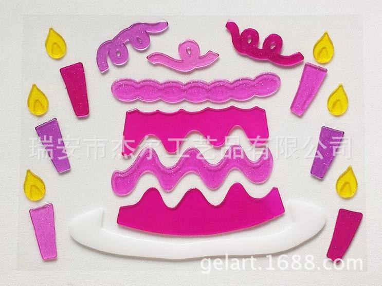 圣誕節果凍貼 TPR窗貼，果凍貼，節日裝飾，TPR軟膠貼