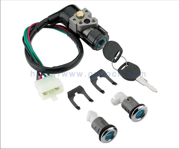 GM-004 五羊公主WH-125(五線)套鎖 摩托車鎖具