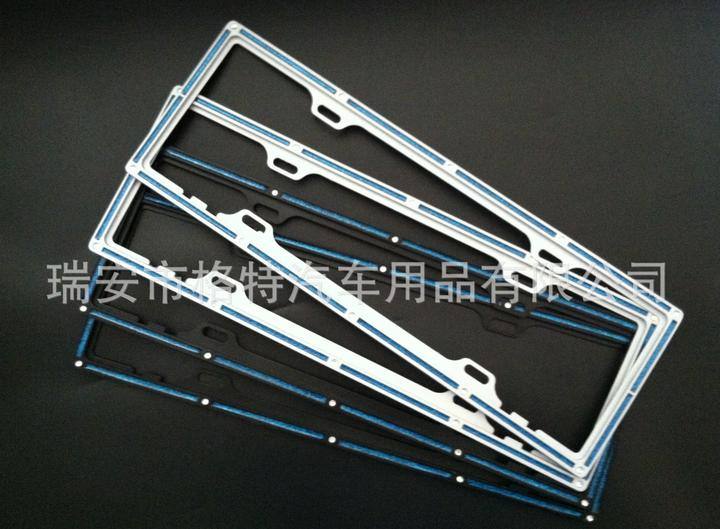 鋅合金水晶鉆石牌照架