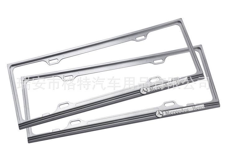 鋅合金車牌架 專車專用車牌框 帶標牌照框