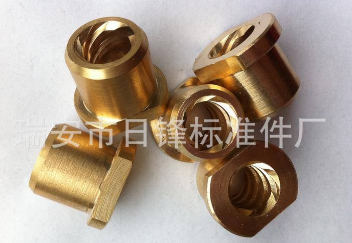 銅緊固件 銅螺母 五爪銅螺母 反牙銅螺母 