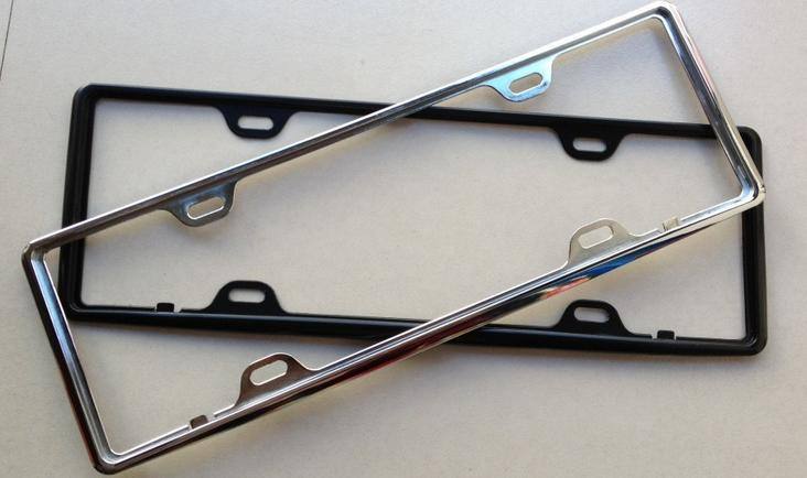 新交規(guī)車牌架 國(guó)標(biāo)鋅合金車牌架 牌照架 車管所專用牌照框 車牌框