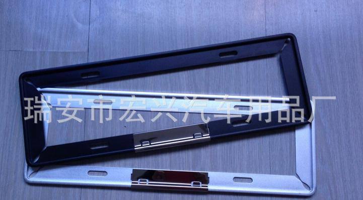 鎂合金車牌架 新交規國標車牌架 四孔