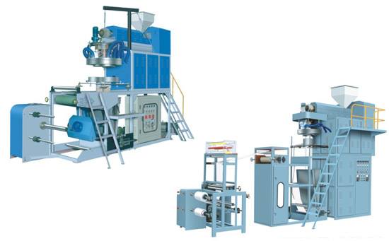 SJ-55（40、60、70）聚丙烯旋轉(zhuǎn)模頭吹膜機(jī)