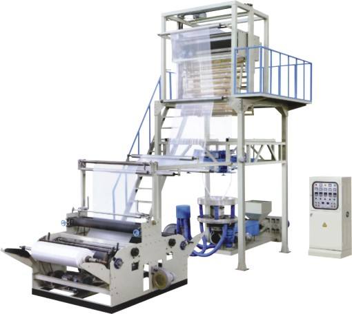 SJ-B50、55、65、65-1系列升降旋轉機頭吹膜機（PE熱收縮膜吹膜機）