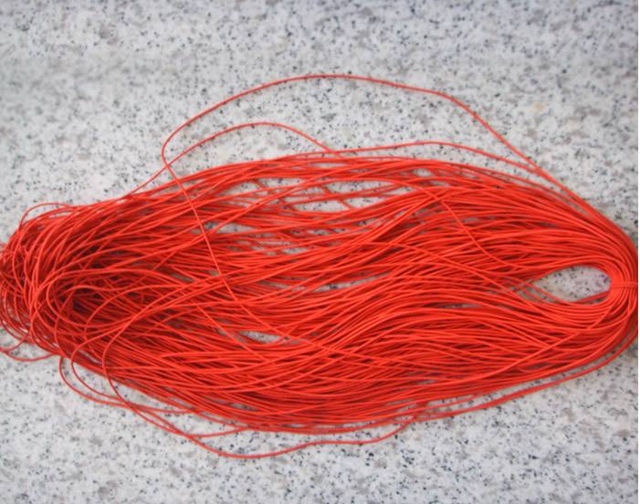 供應(yīng)彩色吊牌繩 彈力繩 優(yōu)質(zhì)細(xì)松緊 廠家直銷(xiāo) 1MM穿珠帶