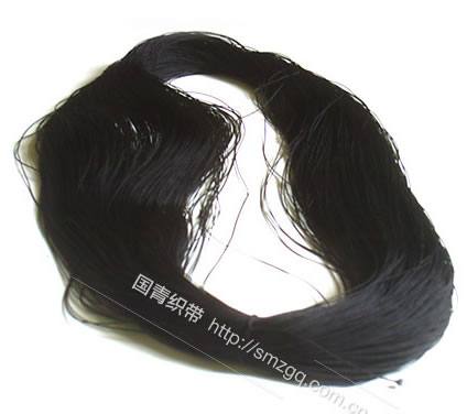 直銷黑色0.7mm飾品用包魚絲線滌綸繩 加密2級 可打筒剪切