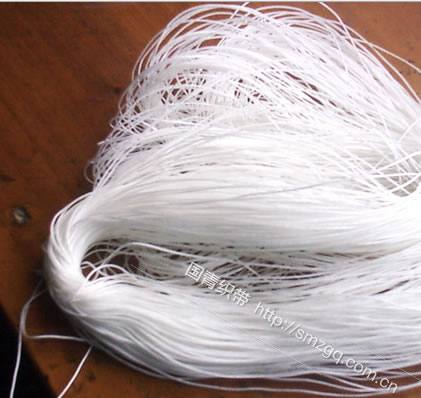 高強滌綸繩 0.5mm 本白色 鞋用細繩