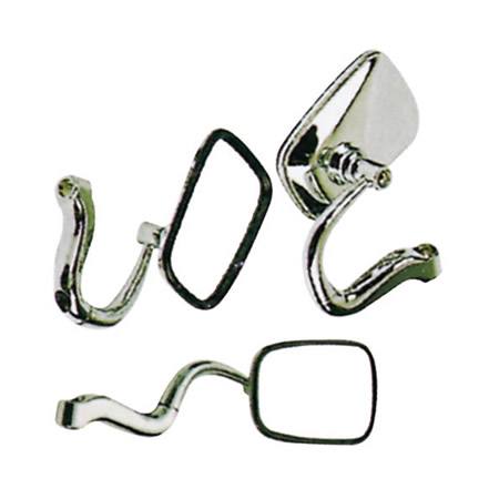 通用方臺子彎桿摩托車后視鏡