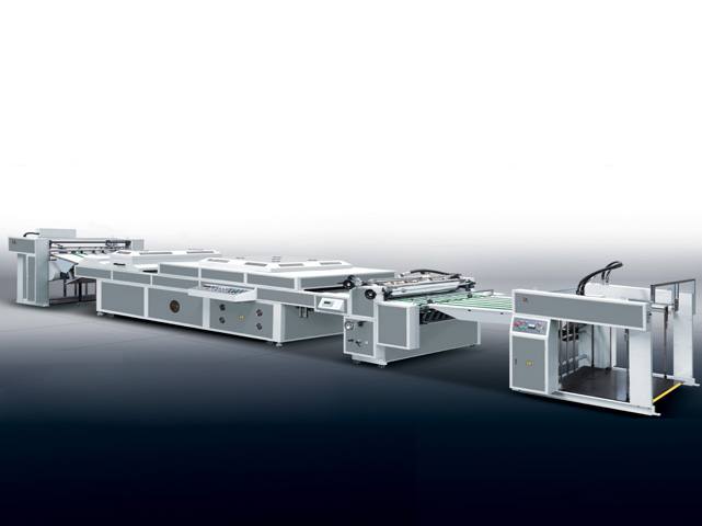 XGSG-1200B全自動(dòng)UV厚薄紙三輥單機(jī)頭全面上光機(jī)