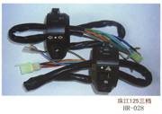 HR-028，珠江125三檔閘把座總成