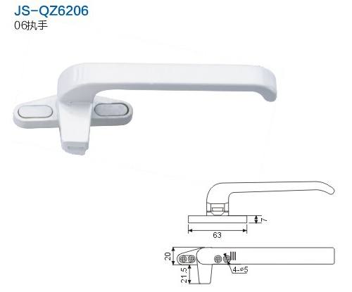JS-QZ6206 06執(zhí)手 門窗五金 門窗配件