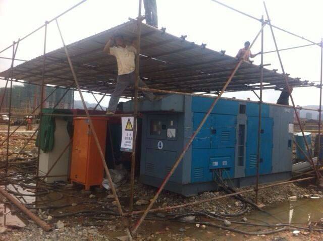 發電機出租現場