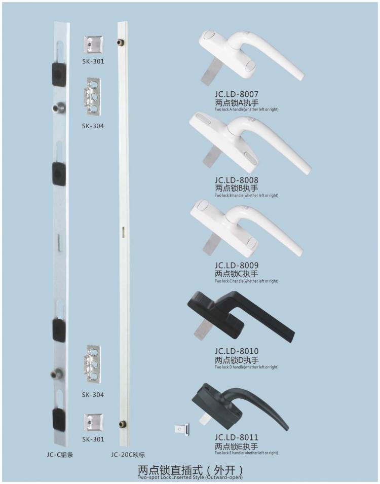 JC.ZS-601平開(kāi)窗執(zhí)手