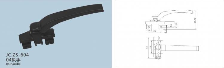 JC.ZS-604平開窗執手