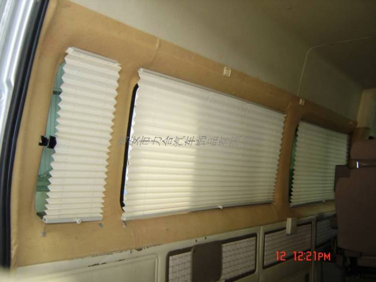 巴士百葉式遮陽簾總成