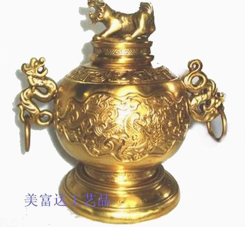 B1137 4#有底連蓋古獸爐