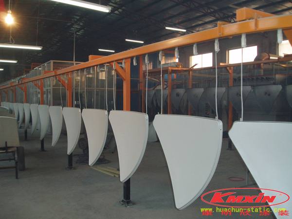 信號器外殼噴塑涂裝生產線 