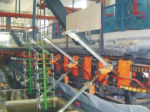 爬坡式環(huán)型電鍍生產(chǎn)線