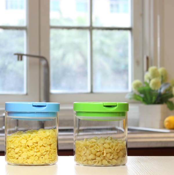 600ML耐高溫多硼硅玻璃儲物罐，質地清透