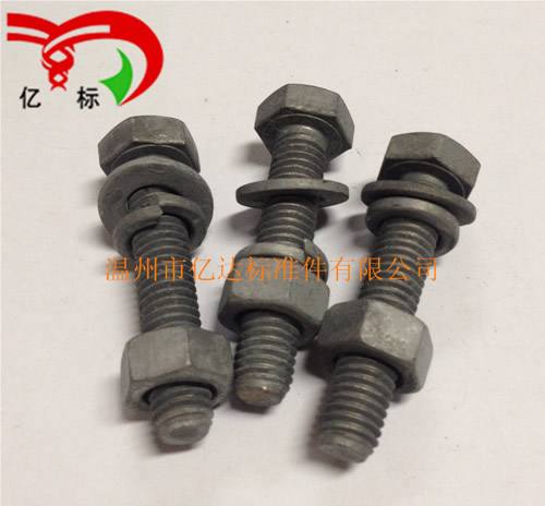 廠家直銷熱鍍鋅螺絲 熱鍍鋅國標(biāo)30l螺釘 電力螺絲