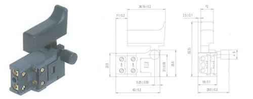 QH01-03按扭開關 電動工具開關