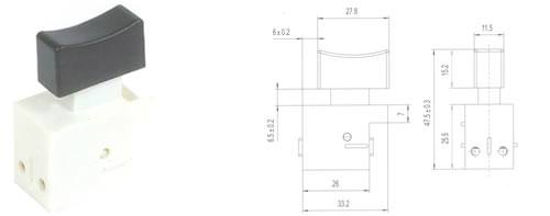 QH05-02按扭開關 電動工具開關