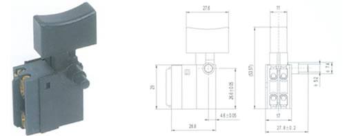 QH07-01按扭開關 電動工具開關