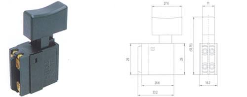 QH07-03按扭開關(guān) 電動(dòng)工具開關(guān)