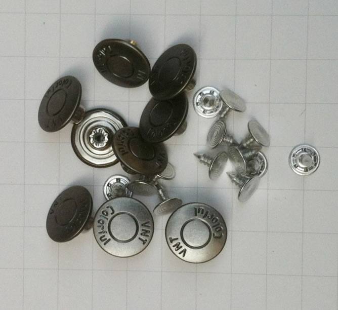 金屬牛仔扣廠家，環保過檢針，精品工字扣，工字鈕，牛仔鈕