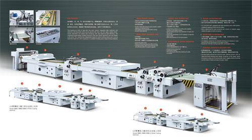 QSG-1000/1200 UV 厚薄紙全自動全面上光機