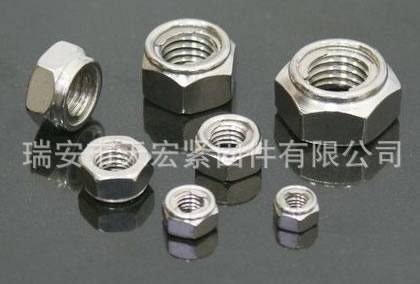 瑞安廠家長期生產(chǎn)供應(yīng) 不銹鋼六角鎖緊螺母