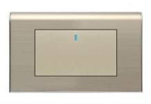 10A250V一位大板單控點開關