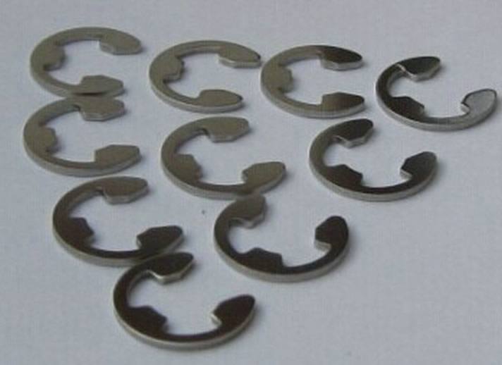 e形擋圈卡簧 不銹鋼軸用彈性卡簧