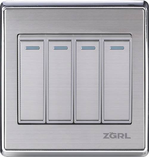 四位單/雙控開關