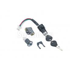 ST603天悅三鎖 電動車鎖具 電動車套鎖