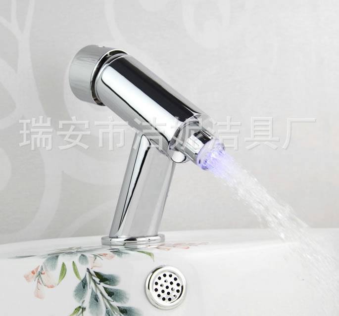 LED帶燈龍頭/LED面盆龍頭/單孔水龍頭/面盆水龍