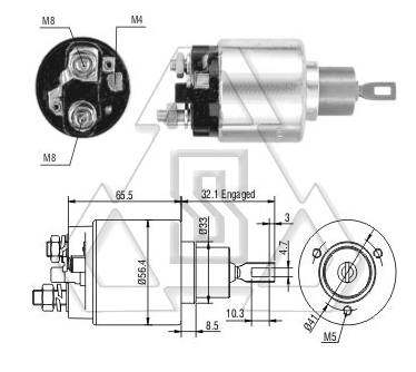 起動機電磁開關9-330-081-064 ZF 971