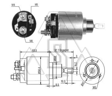 起動(dòng)機(jī)電磁開關(guān)0-331-303-107