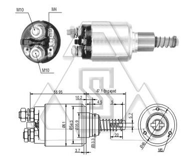 起動(dòng)機(jī)電磁開(kāi)關(guān) 0-331-402-021