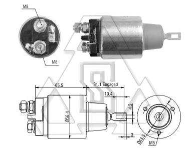 起動機電磁開關9-330-331-012