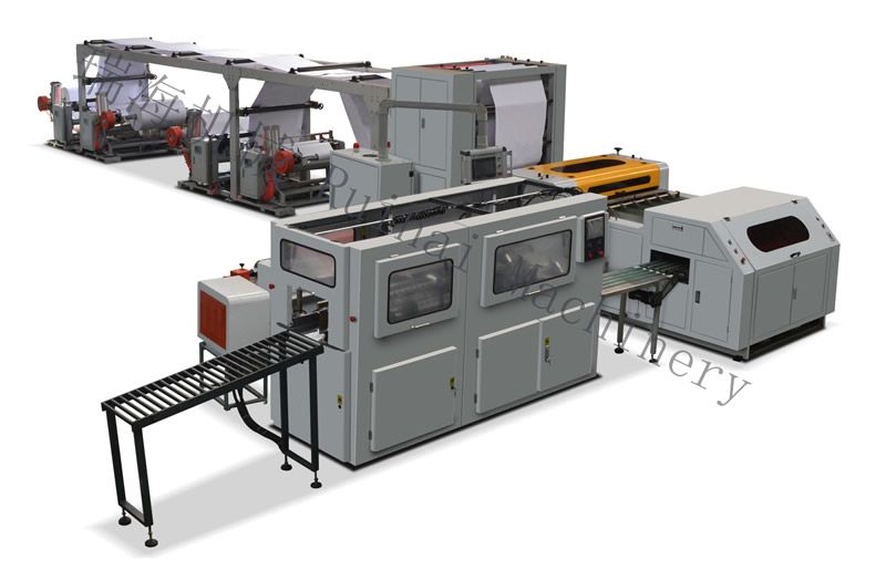 HQJ A4全自動A4切紙包裝一體機