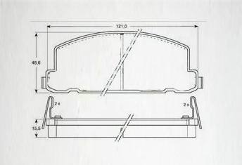 HD-BE285剎車片 汽車盤式剎車片