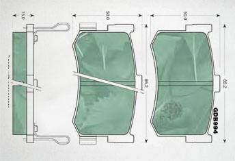HD-RO342剎車片 汽車盤式剎車片