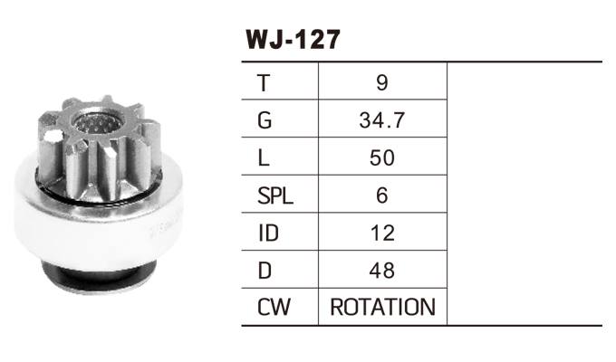 WJ-0127豐田馬達(dá)齒輪